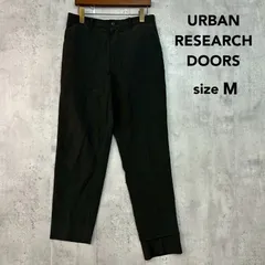 URBAN RESEARCH DOORS アーバンリサーチドアーズ M ドライタッチイージースラックス イージーパンツ テーパードパンツ スラックス トラウザー ボトムス ズボン ウエストゴム チャコールグレー ★ ■◇ ■◆のサムネイル