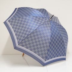 CELINE セリーヌ デニム風プリント マカダム トリオンフ総柄 長傘