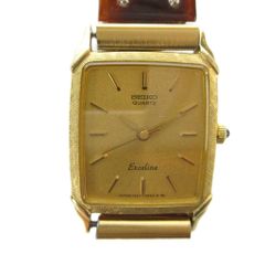 ETERNA クォーツ 腕時計 本体 ブラック文字盤ゴールドコンビカラー