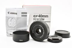 ✨美品✨Canon EF 40mm F2.8 STM ホワイト パンケーキレンズ - メルカリ