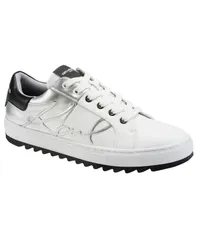 カール ラガーフェルド メンズ シューズ スニーカー レース KARLAGERFELD PARIS Karlagerfeld Mens LaceUp Sneakers WHITESILVER ホワイトのサムネイル