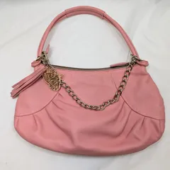 【OPEN記念限定クーポン対象】 rebecca taylor/レベッカテイラー ハンドバッグ ピンク ゴールドチェーン バタフライチャームのサムネイル