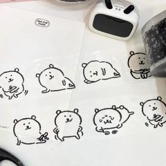 自分ツッコミくま クラフトテープ - メルカリ