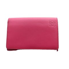 LOEWE アナグラム バーティカルウォレット 三つ折り財布 ブラック