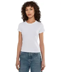 オールセインツ レディース トップス シャツ AllSaintstevie Tee White ホワイトのサムネイル