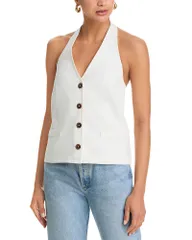 フレンチコネクション レディース トップス シャツ ホルター FRENCH CONNECTION Keller Boxy Halter Top Summer White ホワイトのサムネイル