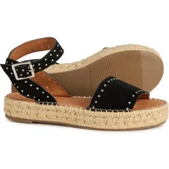 ミア レディース シューズ サンダル スエード MIA Diosandals Suede For Women Black ブラックのサムネイル