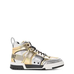 モスキーノ メンズ シューズ スニーカー Moschino Mens Courtrainers Gold ゴールドのサムネイル