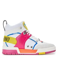モスキーノ レディース シューズ スニーカー Moschino Womens Courtrainers White ホワイトのサムネイル