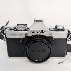 Minolta XG-E フィルム一眼レフカメラ シルバー/ブラック ボディ 動作