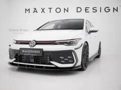 フォルクスワーゲン ゴルフ8 後期 GTI / 8.5 フロント リップ スポイラー V1のサムネイル