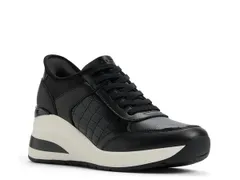 アルド レディース シューズ スニーカー Aldo Easy In Wedge Sneaker Black ブラックのサムネイル