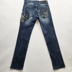 クラウド72 デニムパンツ ストレッチ 刺繍 サイズ32 R6313のサムネイル