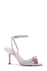 ニナ レディース シューズ ヒール サンダル アンクル Nina Vicci Ankle Strap Sandal Silver シルバーのサムネイル