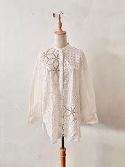 美品】mina perhonen choucho リネン エプロン light grey - メルカリ