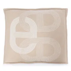エルメス クッション ジャカード Circuit 24 シェーヌダンクル ウール100％ ベージュ HERMES（中古）のサムネイル