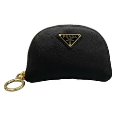 PRADA(プラダ) ポーチ - ライトブルー×黒 巾着/折りたたみ レザーのサムネイル