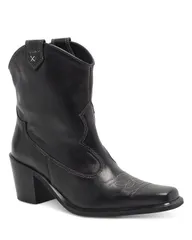 フリーピープル レディース シューズ ブーツ・レインブーツ Free People Womens Wandering Western Boots Black Leather ブラックのサムネイル