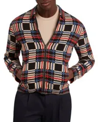 テッドベーカー メンズ アウター ジャケット・ブルゾン パッチワーク Ted Baker Henrein Patchwork Crochet Jacket Multicolor マルチカラーのサムネイル