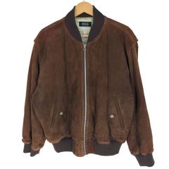 MEN'S BIGI レザーフライトジャケット - メルカリ