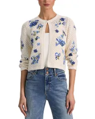 アリスアンドオリビア レディース アウター カーディガン Alice and Olivianderson Flyaway Cardigan Fleur De Parisのサムネイル