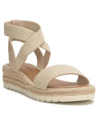ラッキーブランド レディース シューズ サンダル Lucky Brand Womens Thimba Espadrille Wedge Sandalsmoke Grey Linen グレーのサムネイル