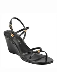 マーク・フィッシャー レディース シューズ サンダル Marc Fisher LTD Womens Faithy Wedge Dressandals Black 001 ブラックのサムネイル