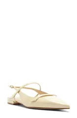 アレクサンドラバードマン レディース シューズ パンプス Alexandre Birman Tita Pointed Toe Slingback Flat Creamyのサムネイル