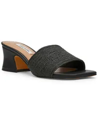 スティーブ マデン レディース シューズ スリッポン・ローファー サンダル ヒール Steve Madden Womens Frolic BellHeel SlipOn Sandals Black Rのサムネイル