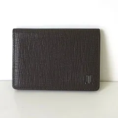 ランバン LANVIN コレクション COLLECTION カードケース 名刺入れ パスケース レザー 本革 ロゴ 茶 ブラウンのサムネイル