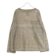 VISVIM (ヴィスヴィム) MARIE BOAT NECK 0121105012002 マリエボートネック長袖ニットセーター ベージュのサムネイル