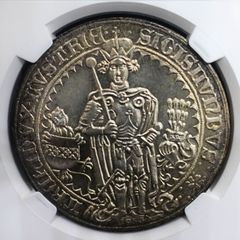 NGC AU50】1645-46年 イングランド ハーフクラウン 手打ち銀貨 - メルカリ