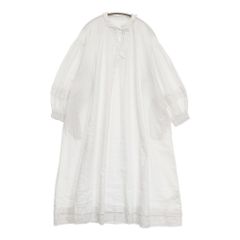 nest Robe ヘビーリネン×メッシュリネンジレワンピース 01243-1067