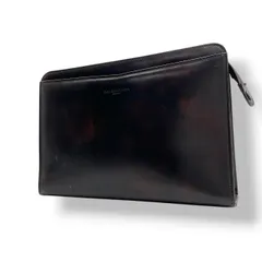 【良品】 バレンシアガ BALENCIAGA セカンドバッグ クラッチバッグ レザー 本革 ブラウン 茶 ゴールド金具 メンズ 紳士 ビジネス 通勤 出張 冠婚葬祭 フォーマル カジュアル デイリー お出かけ 上品 定番 人気 鞄 カバン S93のサムネイル