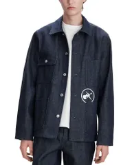 アーペーセー メンズ アウター ジャケット・ブルゾン ベスト APC Veste Grand Jean Jacket Indigo インディゴのサムネイル