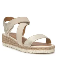 ラッキーブランド レディース シューズ サンダル プラットフォーム Lucky Brand Womens Tressy Platform Wedge Sandals Platino Metallicのサムネイル