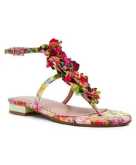 ベッツィジョンソン レディース シューズ サンダル フラワー柄 フラワー Betsey Johnson Womens Kenedy Floral Gladiatoround Toe Sandals Gのサムネイル