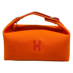 HERMES(エルメス) ハンドバッグ ブリッドアブラックPM オレンジ×ボルドーのサムネイル