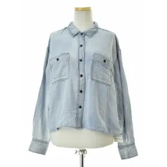 【fredyemue】26SS 6-0021-4-21-126 シアーデニムクロップドシャツ長袖シャツのサムネイル