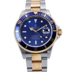 ロレックス サブマリーナ デイト コンビ SS/K18YGイエローゴールド P番 16613 ROLEX 腕時計 ブルー文字盤のサムネイル