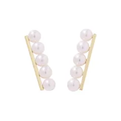タサキ ピアス バランス プラス イヤリング あこや真珠 パール K18YGイエローゴールド E-3842-18KYG TASAKI ジュエリーのサムネイル