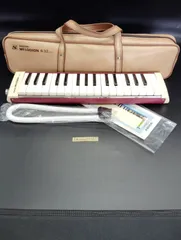 SUZUKI スズキ メロディオン S-32 鍵盤ハーモニカ ケース付き ホース付き 日本製 音楽 楽器 初心者 入門 教育用 練習用 昭和レトロ ヴィンテージ 鈴木楽器製作所のサムネイル