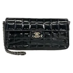 CHANEL(シャネル) ショルダーバッグ チョコバー A15316 黒 チェーンショルダー/マットシルバー金具 レザーのサムネイル