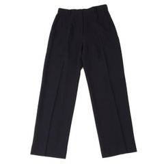 美品】yori セレモニーピンタックパンツ ネイビー 34 - メルカリ