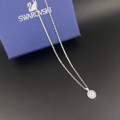 スワロフスキー ネックレス ペンダント ブルーのサムネイル