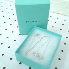 N259 TIFFANY&Co ティファニー ダブルハート ネックレス - メルカリ