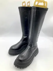 新品 LOVEHUNTER ラブハンター 軽量厚底 トラックソールストレッチロング ブーツ sizeS/黒 ■■ レディースのサムネイル