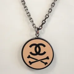 Th1015792 シャネル プチネックレス ココマーク ドクロ ボーンモチーフ ピンク系 レディース CHANEL 良好・中古のサムネイル