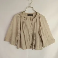 M1-03803 【Women】 BODY DRESSING Deluxe (ボディドレッシング デラックス) ボレロ 五分袖 38(M)/ベージュ 88-春秋のサムネイル