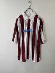 S00895｜LITTLEBIG｜リトルビッグ｜フットボールシャツ｜Football SH S/S｜フットボール｜ゲームシャツ｜LB241-SH｜24SS｜紙タグ有｜美品｜ストライプ｜バーガンディ｜ホワイト｜L｜メンズ｜USA古着｜ヴィンテージ｜90S｜Y2Kのサムネイル